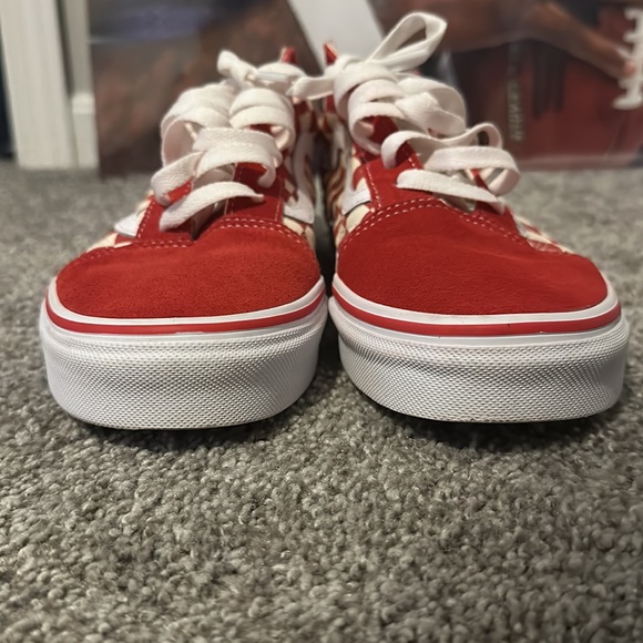 Vans Old Skool Red Checker size 9.5 - Picture 5 of 6